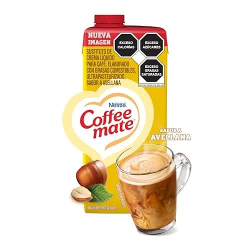 Coffee Mate Sustituto de Crema Para Café Líquido Sabor Avellana 769.7g