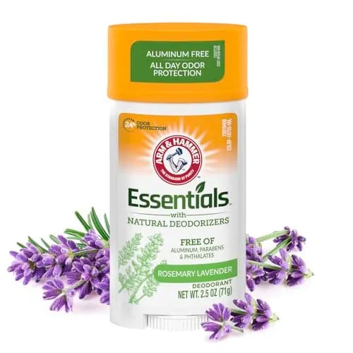 Arm & Hammer Essentials Desodorante Natural en Barra Lavanda, 71 g. Controla y Protege del Mal Olor
