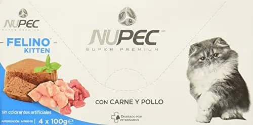Nupec Alimento Húmedo, Felino Kiten 4 latas 100gr