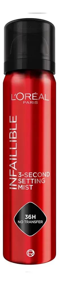 L'Oréal Paris Infallible 3-Second Setting Mist, Fijador de maquillaje