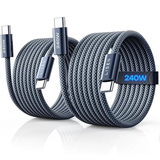 Cable USB C 240W - [2M 2 Unidades]