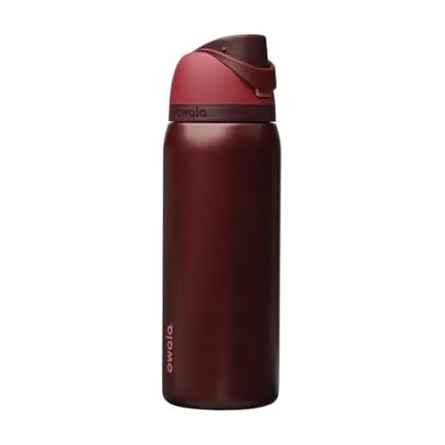 Owala FreeSip - Acero inoxidable - 32 oz - Rojo Negro Cereza