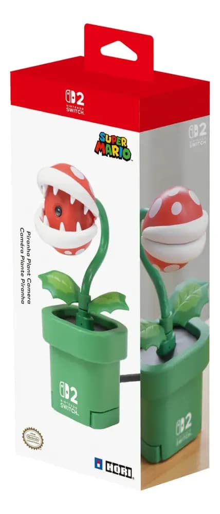 Cámara De La Planta Piraña Para Nintendo Switch 2 Marca Hori Color Verde