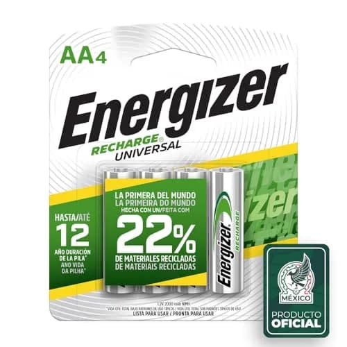 Energizer Baterías Recargables Tipo AA