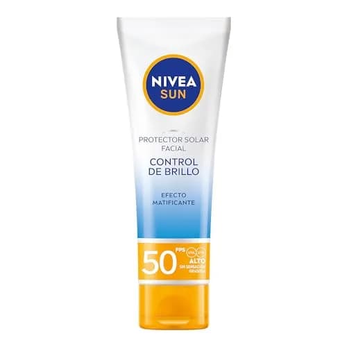 NIVEA SUN Protector Solar Facial Control Brillo