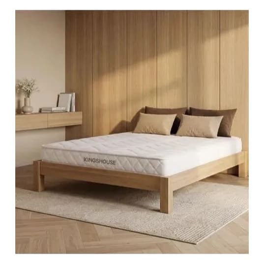Colchón Kingshouse Matrimonial de Memory Foam y Firmeza Media