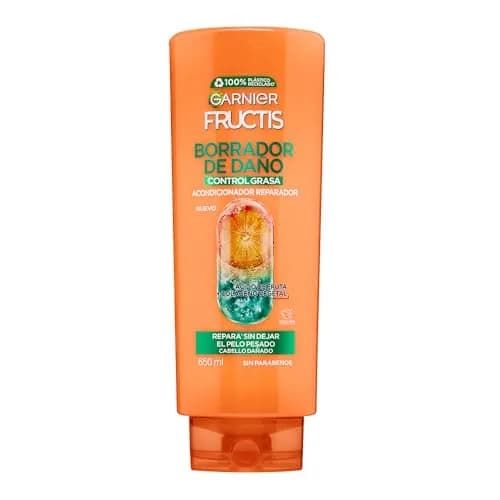 Garnier Fructis Borrador de Daño Control Grasa Acondicionador 650ml