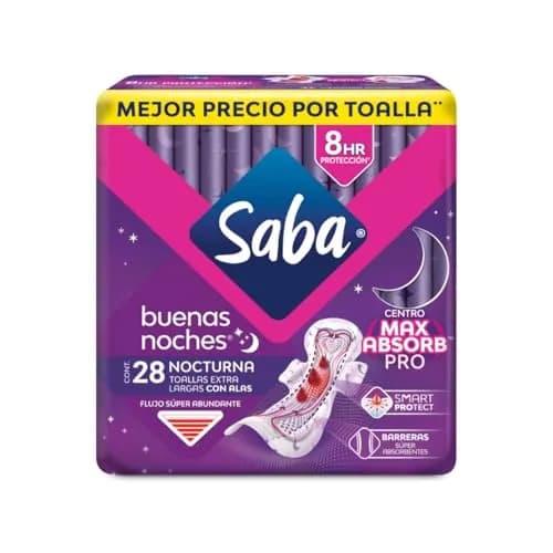 Saba Buenas Noches, toallas nocturnas