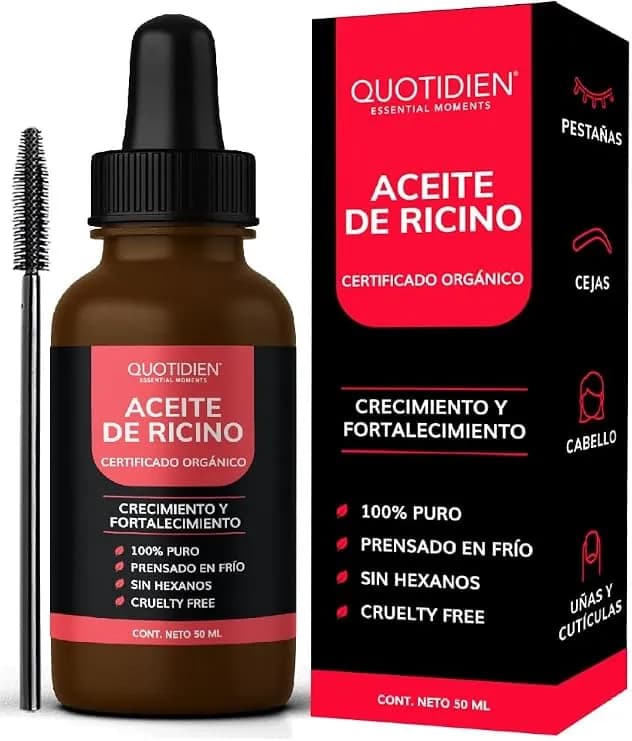 Aceite de Ricino Quotidien Orgánico 50ml