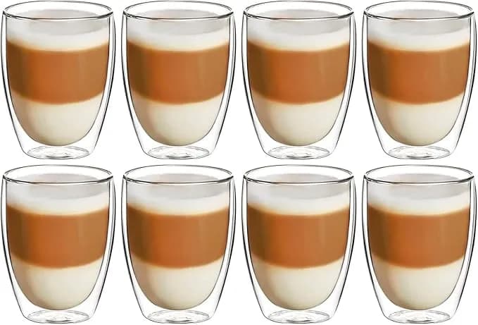 Set de Vasos y Tazas Easyware Doble Pared