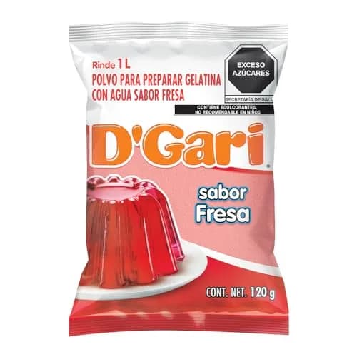D´Gari Polvo para preparar gelatina