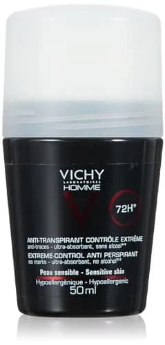 Vichy Homme Desodorante Antitranspirante Intensivo Roll-On para Hombre