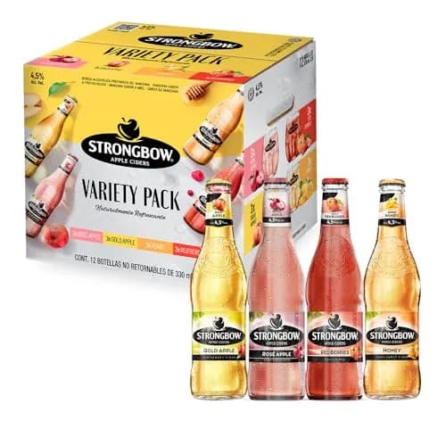 Strongbow Sidra Variety, 330 ml, Paquete de 12