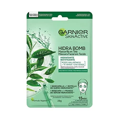 Garnier Skin Active Garnier skin active hidra bomb mascarilla facial en tela hidratante matificante