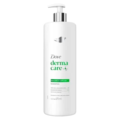 DOVE Shampoo Derma Care Balance Capilar, Frescura y Movimiento por 48h. Cabello Graso. Regenera de