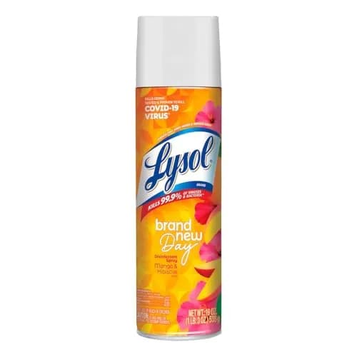 Lysol Desinfectante Antibacterial para Superficies Fragancia Mango & Hibiscus 538g g
