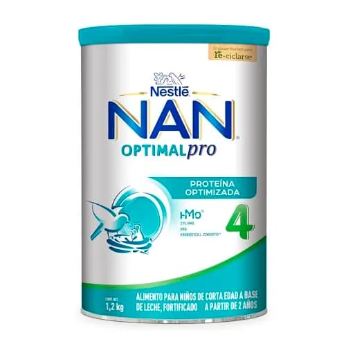 NAN 4 Optimal Pro, Alimento Para Niños de Corta Edad a Base de Leche, Fortificado, Proteína