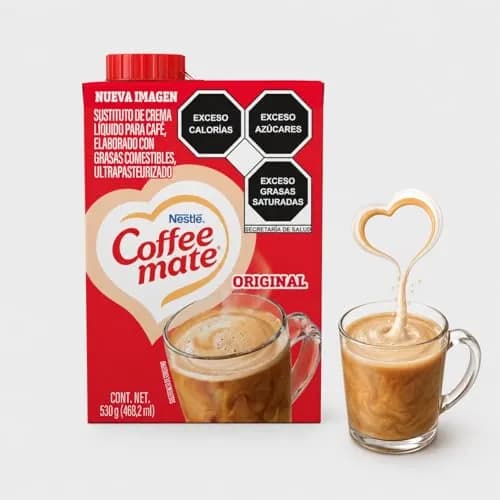 Coffee Mate Sustituto de Crema para Café Líquido Original 530g