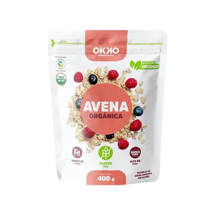 OKKO Avena Orgánica, 400 g