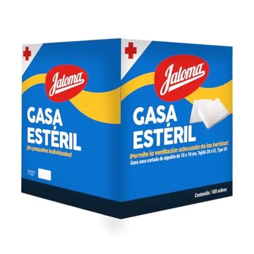 Jaloma | Gasa Estéril Simple 10x10 cm