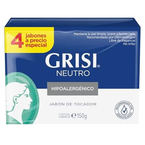 GRISI, Cuadripack Jabón Neutro