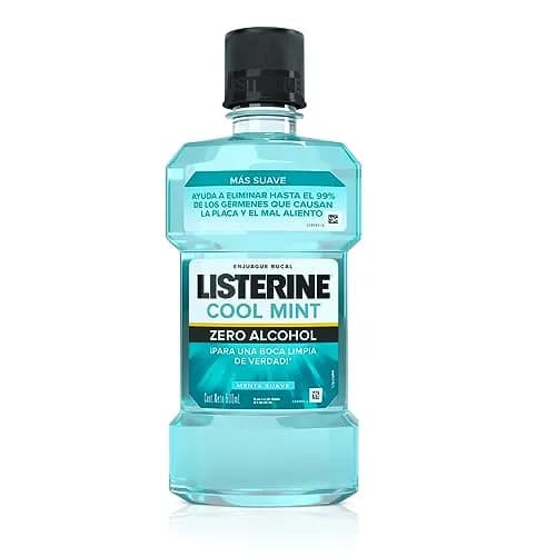 Listerine, Enjuague Bucal Cool Mint Zero Alcohol 500 Ml