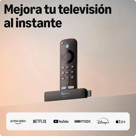 Amazon Fire TV Stick HD (modelo más reciente): Control remoto por voz Alexa que recibe alimentación