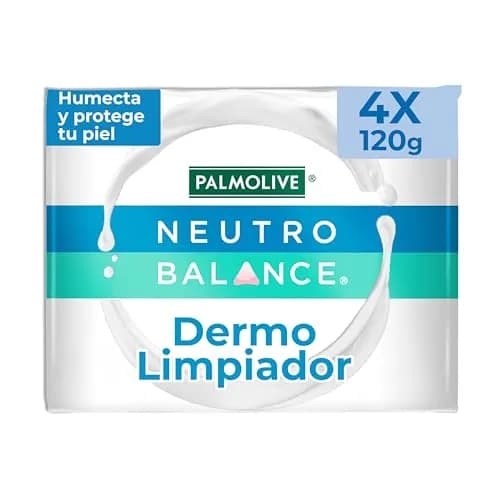 Palmolive Neutro Balance Jabón De Tocador Dermolimpiador 4x120 g