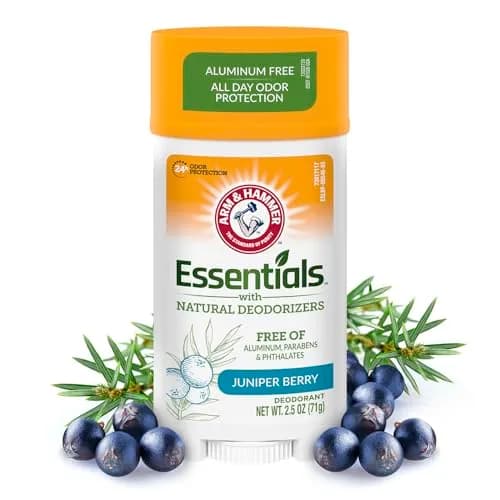 Arm & Hammer Essentials Desodorante Natural en Barra Fruta de Enebro, 71 g. Controla y Protege del