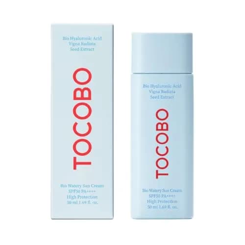 TOCOBO Bio Watery Sun Cream SPF50+ PA++++ 50 ml Protector Solar Facial Vegano e Hidratante