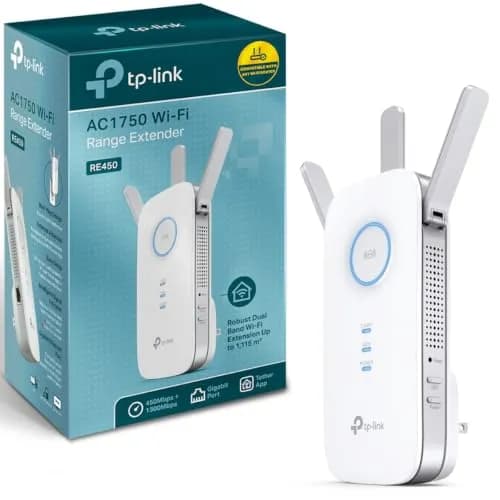 TP-Link RE450 Extensor de Rango de Repetidor WiFi de Banda Dual Universal