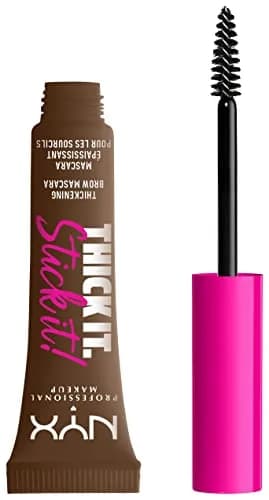 NYX Professional Makeup, Thick It Stick It! Gel de cejas con color, 7ml. Tono: Brunette. Mascara de