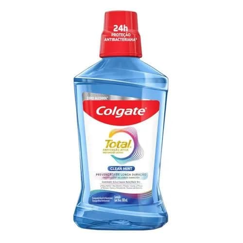 Colgate Enjuague Bucal Total Clean Mint 500 ml