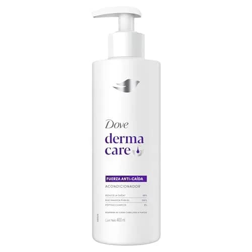 DOVE Acondicionador Derma Care Fuerza Anti-Caída, Reduce la Caída 95%. Favorece el Crecimiento