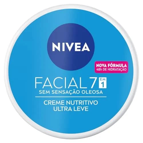 NIVEA Crema Facial Hidratante 7 En 1 Cuidado Nutritivo (200 ml), crema de sensación ligera y rápida