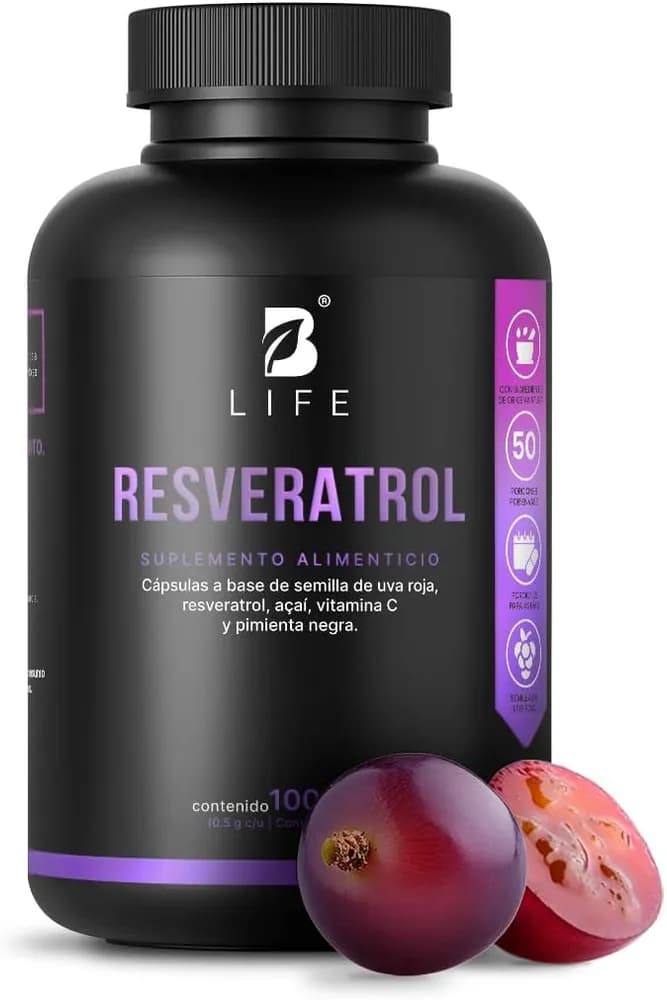 B Life Resveratrol 100 Cápsulas
