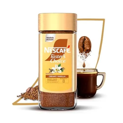 Nescafé Taster's Choice Café Soluble Liofilizado Aroma / Sabor Vainilla Granos Premium 100% Arábica