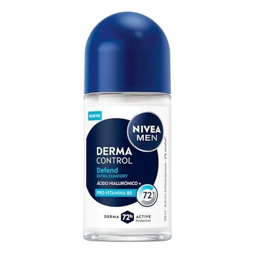 NIVEA MEN Desodorante Antitranspirante Derma Control Defend Roll-On 50ml
