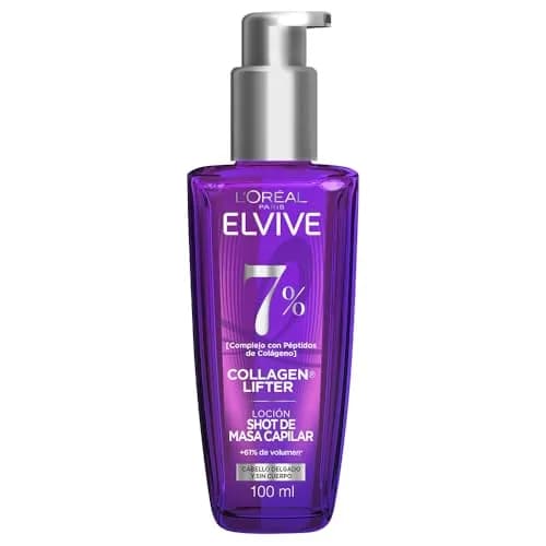 L'Oréal Paris Elvive Collagen Lifter Tratamiento de Volumen (Hasta un 61% más por 72 Hrs). Péptidos