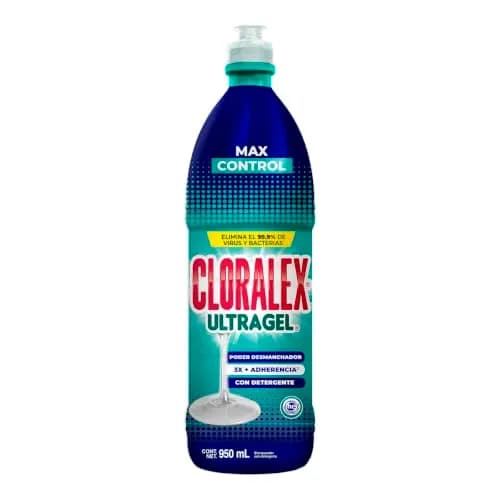 Cloralex Ultra Gel Poder Desmanchador 950ml, empaque puede variar