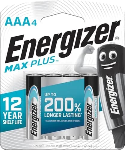 Energizer Pilas ALcalinas Tipo AAA MAX Plus