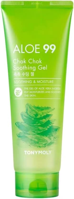 TONYMOLY Gel de Aloe 99% Chok Chok 250 ml Hidratante y Refrescante para Todo Tipo de Piel