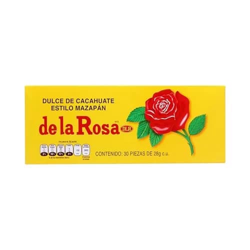 De la Rosa Mazapán 30 piezas 28 grs