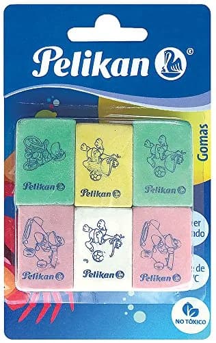 Pelikan Tarjeta 6 gomas Multicolor