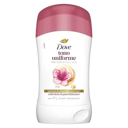 DOVE Antitranspirante en Barra Tono Uniforme Caléndula, desodorante para mujer que previene y