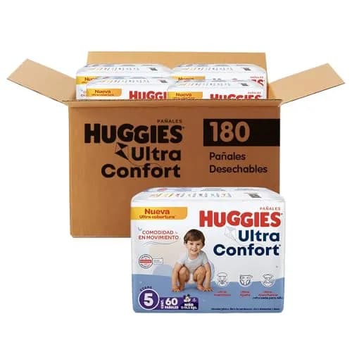 Huggies UltraConfort Pañal Desechable para Bebé