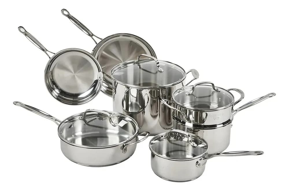 Juego De Cocina Cuisinart 77-11G De Acero Inoxidable 11 Piezas