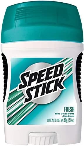 Men Speed Stick Desodorante Fresh Clásico en Barra 60 g. Fórmula Sin Alcohol que Brinda 24 Horas de