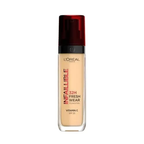 L'Oreal Paris, Infallible 32H Freshwear Base De Maquillaje Líquida, Larga Duración Y Alta