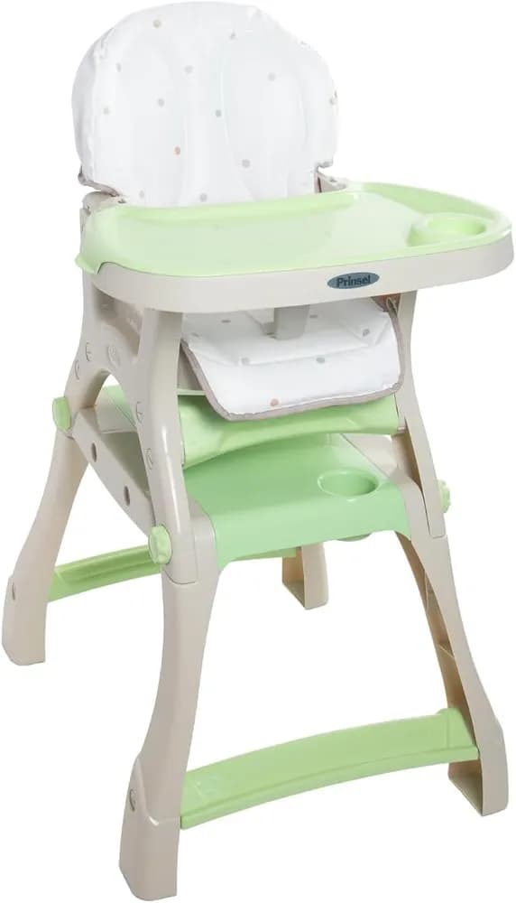 Silla Alta Prinsel Kinder City 2 En 1 Duna Verde Claro